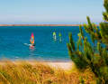 The beginner's beach in the harbour area offers ideal shallow water all year round.