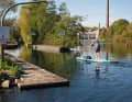 Umtragen oder durchfahren? Jede Unterbrechung wird gecheckt und es ist immer wieder spannend (hier die „Schleuse Horst” hinter Bochum Dahlhausen).