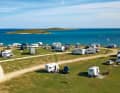 Vom Bett aufs Brett – am Campingplatz Stupice in Premantura geht dies problemlos