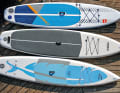 from top to bottom: Red Paddle Compact Set 11'0" x 32.0'', Indiana Feather 11.6'' x 30.0'', Paddleboard Touring Package 11'8" x 32.0''