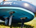 Unprofiled plastic fins are perfectly adequate for light winds, but limit performance in planing winds.