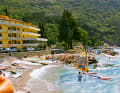 Staying and surfing at the spot works perfectly at the "Residence Torbole" hotel.
