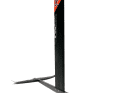 Freerace foils have a very thin profile. The front wing is slim and sits far forward, which improves speed and upwind running