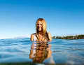 Waterwoman: Canadian-born Shawna Cropas is hard to get out of the water. No wonder she has chosen Maui as her home.
