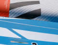 The mast track on the Futura leaves little room for incorrect adjustment, RRD (above) offers the longest adjustment range.