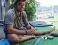 Carbon fins can be repaired quickly with simple means and soon be back on the water