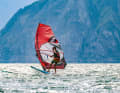 On some sails, such as the Severne Gator shown here, the RDM mast improves manoeuvring handling.
