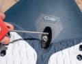 An Allen key like Severne's for the fin and (!) foot straps is already better than the simple Phillips screw