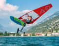 The 103 centimetre long Slingshot carbon mast is extremely stiff and powerful.  The aluminium mast is more suitable for manoeuvring spoilers.