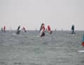 There was enough wind to test all day - even if it was still a bit grey in the morning