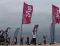 Meanwhile, there was yoga on the beach with Yogi Tea...