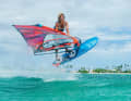 Renowned locals: 20-time world champion and co-author of the guide, Sarah-Quita Offringa, in her element - on her home island of Aruba.