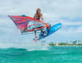 Renowned locals: 20-time world champion and co-author of the guide, Sarah-Quita Offringa, in her element - on her home island of Aruba.