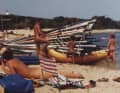 Toni Stadler and Ernstfried Prade once founded the first VDWS surf school on the beach at La Chiappa