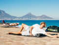 Lockern des seitlichen Rumpfes (Latissimus) mit der Blackroll