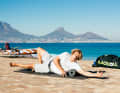 Lockern des seitlichen Rumpfes (Latissimus) mit der Blackroll