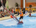 Mit dem FPT Tow In erlebt die boot 2025 ein echtes sportliches Highlight auf dem großen Action-Pool in Halle 17. In den Vorjahren - hier Nick Spangenberg auf der boot 2024 - gab es nur Show-Einlagen