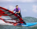 Fabian Wolf won all three foil races at the Windsurf Cup on Sylt