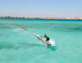 In order to load the inside edge as far forward as possible, you need to be in front of your body, which you can only do if you let the sail pull you forwards and inwards into the turn.