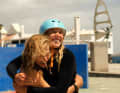 Elena (left) and Lisa (right) are best friends, training partners and competitors.