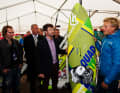 There he had the sport explained to him by professionals like Klaas Voget...
