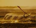 At midsummer, the sun barely sets in the north of Denmark - theoretically you could surf for 17 hours