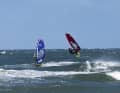The sun and plenty of wind and waves provided the perfect playground