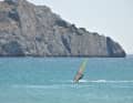 Tymbaki windsurfing spot on Crete