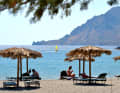In Plakias auf Kreta weht der Meltemi mit bis zu 30 bis 40 Knoten