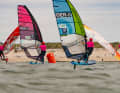 Two foil eliminations and a fin race were held on the third day of the competition