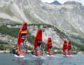 iQFoil camp on Lake Sils