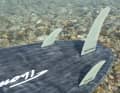 Three fins that are perfectly adequate for relaxed freeriding.