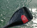 The blade is extremely light and gives the paddle a very light swing weight.