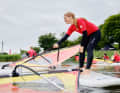 In Dranske on the island of Rügen there is a surf camp especially for island children.