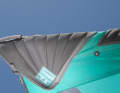 The GunSails Re-Rapid 7.2 in the surf test