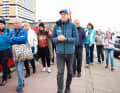 Flessi out and about at the World Cup on Sylt: as Robinson's brand ambassador, he shows visitors around the event site