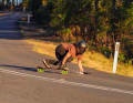 Anna - Skateboarden in den Bergen