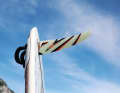 Wide tails (compared to wave and freemove boards) with correspondingly longer and straighter fins.