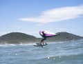 The range of use extends from light wind to typical freeride and wave conditions