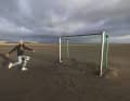 A neat goal - but Nick is not aiming for a career as a professional footballer.