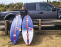 Seine Windsurf-Shapes sind im Prinzip überdimensionale Shortboards aus dem  Wellenreitsport.
