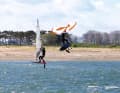 Foiling is fun - no matter what the engine. On the day of the duel, there was real spring fever on the Baltic Sea near Großenbrode.