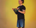 Bring the band back in front of your chest.  Maintain the tension at all times.  Breathe in as you pull it in.