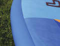 The large deck pad provides support and cushioning