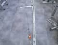 For comparison, the masts were compressed between the top and base, and the deflection measurements at three points provide information about the hardness and curve.