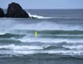 It would have taken more than a forgotten harness for these creamy waves to remain unsurfed.