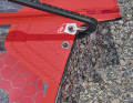 The different heights of the eyelets are clearly noticeable