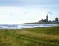Fornæs lighthouse is one of the best wave spots on the peninsula.