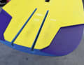 With Duotone, the foil is threaded into the open rear rails using the four groove blocks, which makes assembly much easier and quicker