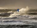 First a sunstorm, then a summer storm: pithy late summer conditions in glorious light in Hanstholm.